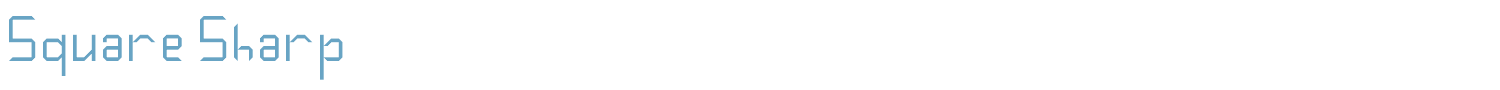 sample Square Sharp font
