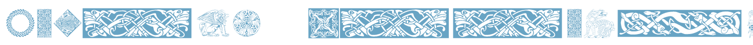 sample Celtic Patterns font