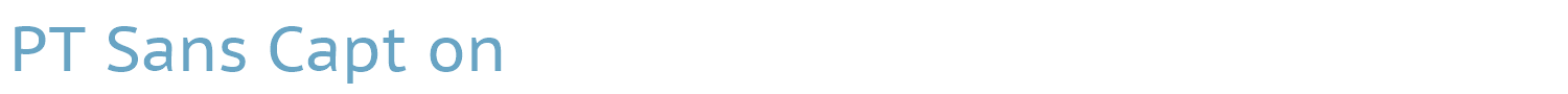 sample PT Sans font