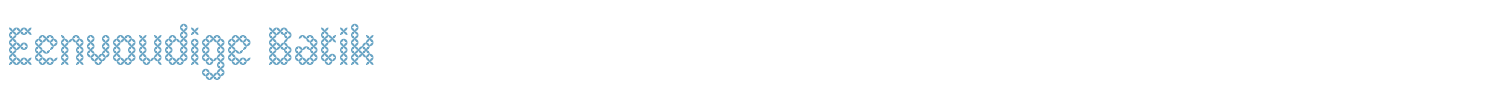 sample Eenvoudige Batik font