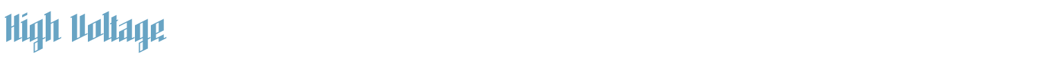 sample High Voltage font
