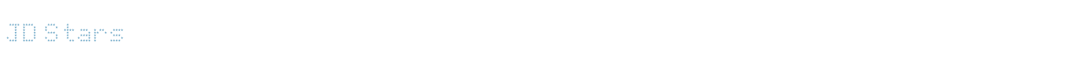 sample JD Stars font