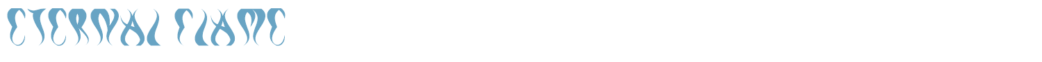 sample eternal flame font