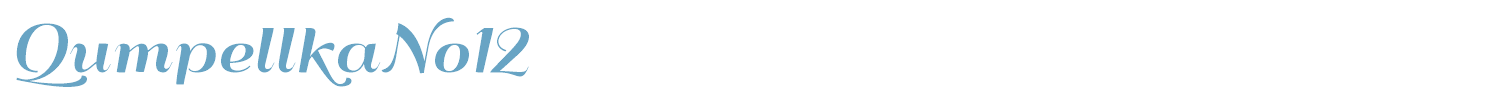 sample QumpellkaNo12 font