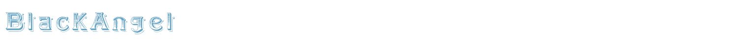 sample BlackAngel font