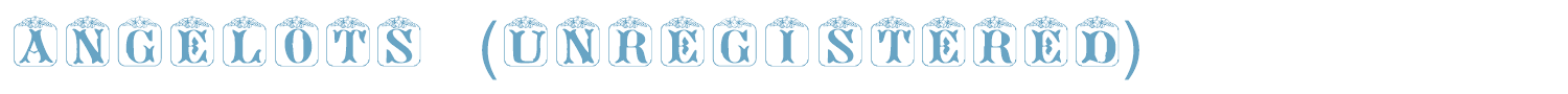 sample Angelots font