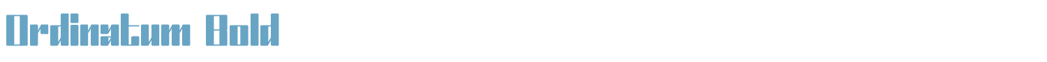 sample Ordinatum font