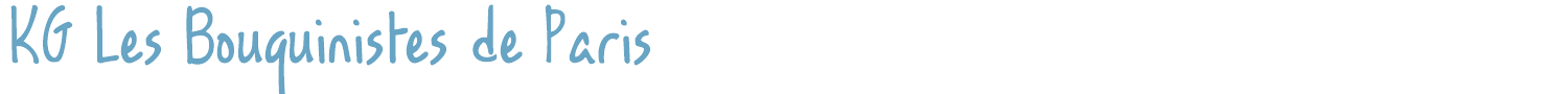 sample KG Les Bouquinistes de Paris font