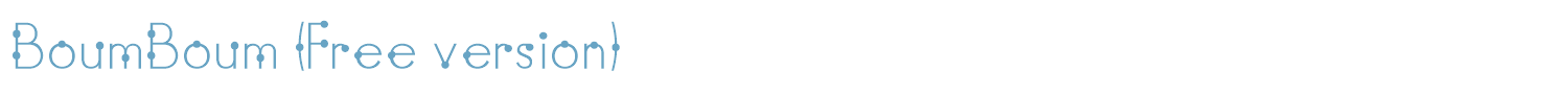 sample BoumBoum font