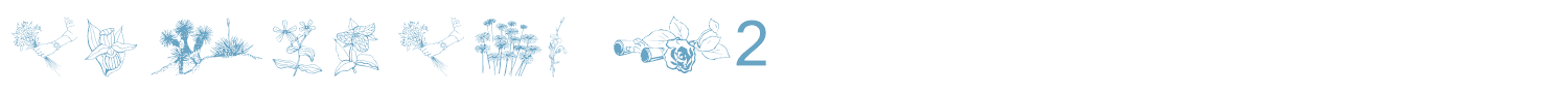 sample wmflowers2 font