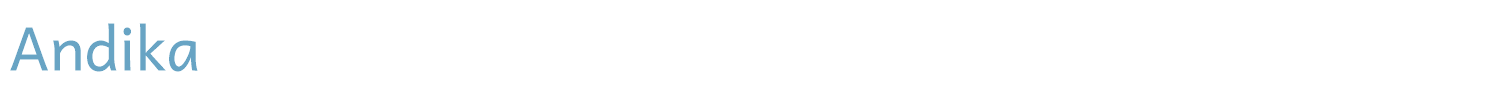 sample Andika font