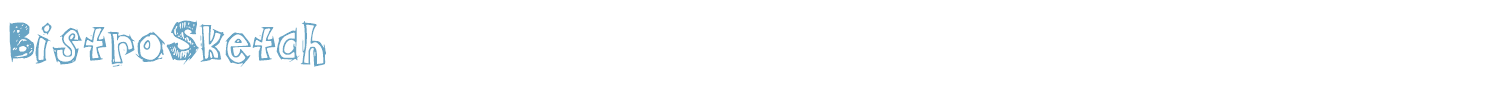sample BistroSketch font
