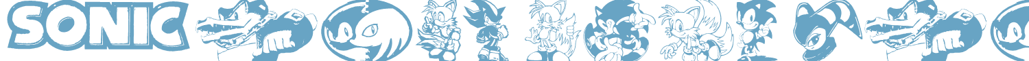 sample Sonic Mega Font font