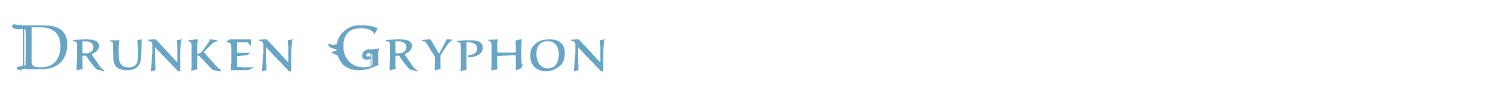 sample Drunken Gryphon font