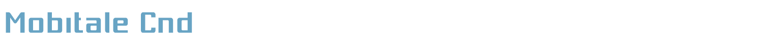 sample Mobitale Cnd font