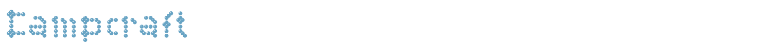 sample Campcraft font