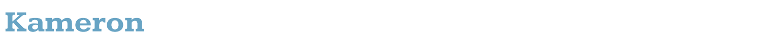 sample Kameron font