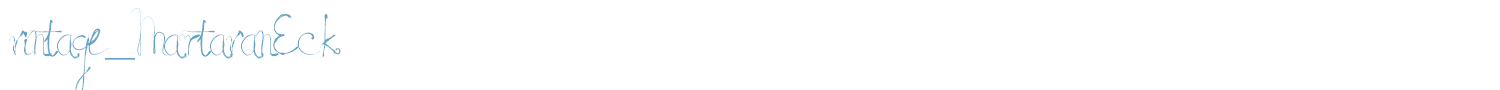 sample vintage_MartavanEck font
