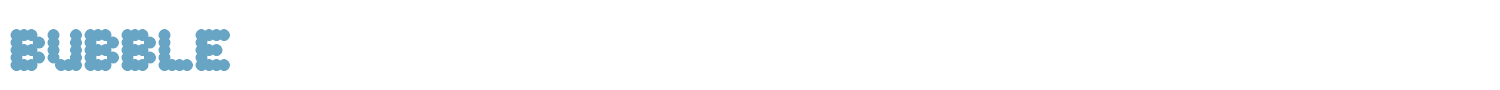 sample Bubble font