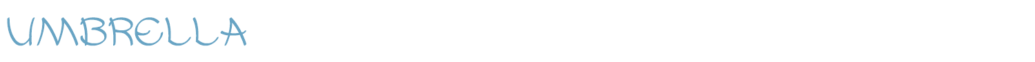 sample UMBRELLA font