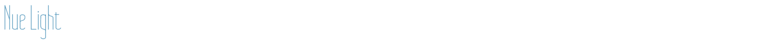 sample Nue Light font