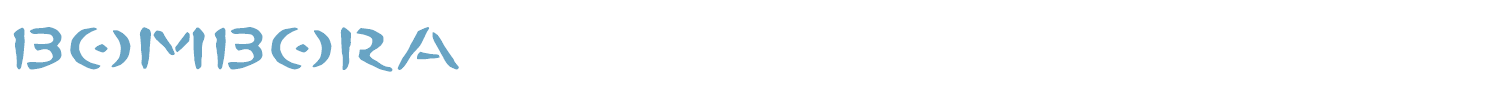 sample BOMBORA font