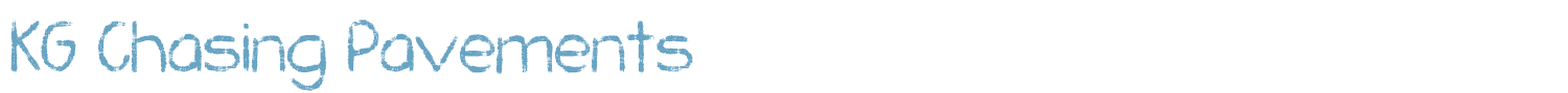 sample KG Chasing Pavements font