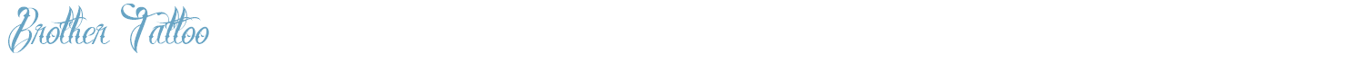 sample Brother Tattoo font