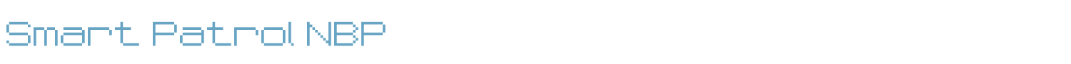 sample Smart Patrol NBP font