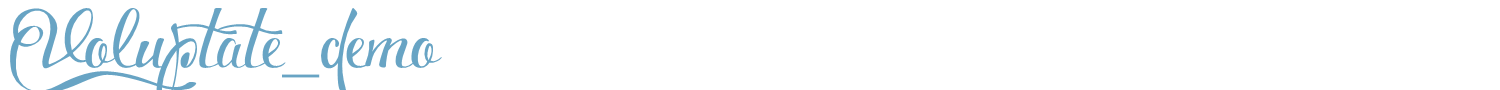 sample Voluptate_demo font