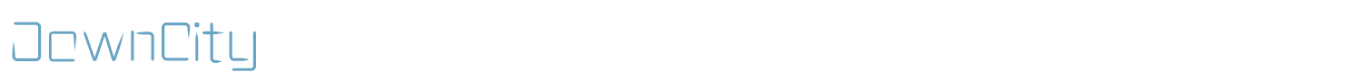 sample DownCity font