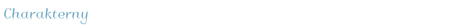 sample Charakterny font