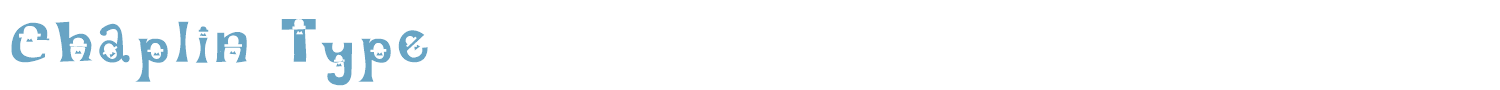 sample Chaplin Type font