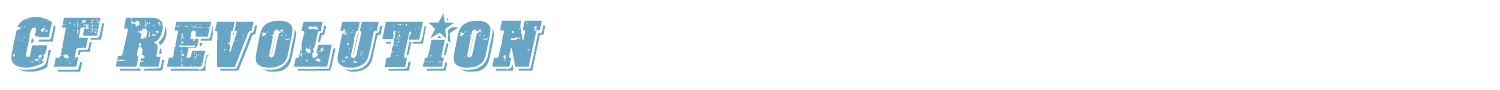 sample CF Revolution font