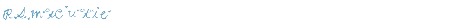 sample RSMsCutie font