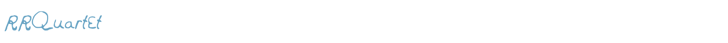 sample RRQuartet font