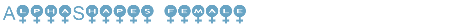 sample AlphaShapes female font
