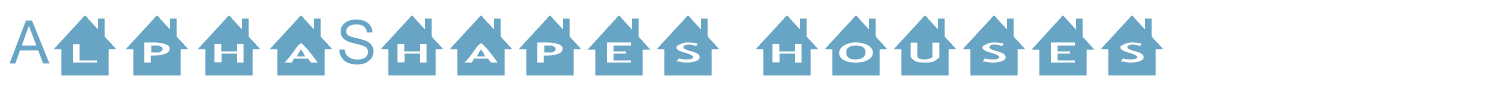 sample AlphaShapes houses font