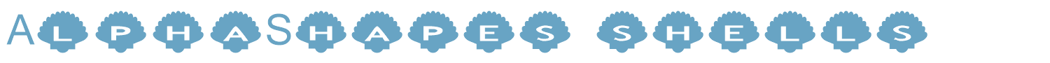 sample AlphaShapes shells font