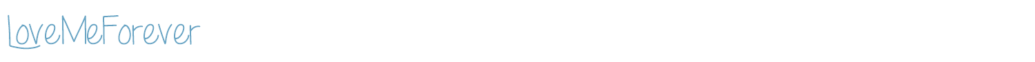 sample LoveMeForever font