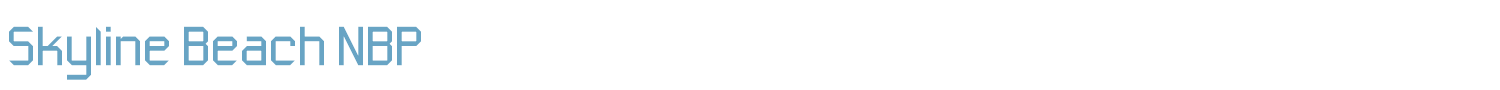 sample Skyline Beach NBP font