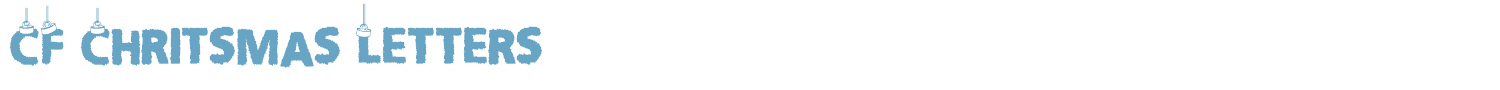 sample CF Chritsmas Letters font