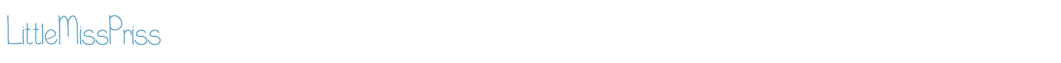 sample LittleMissPriss font