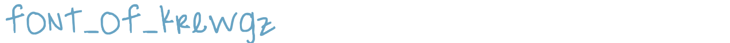 sample font_of_krewgz font