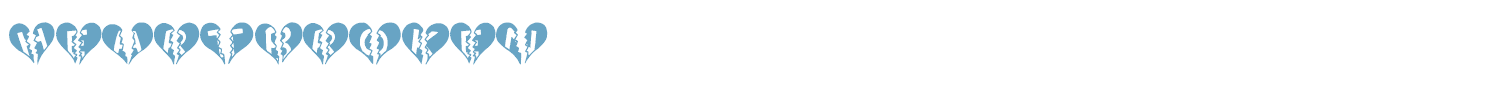 sample Heartbroken font