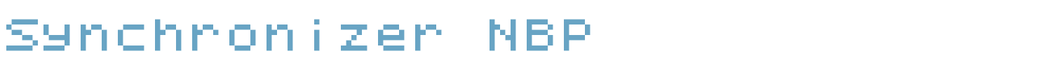 sample Synchronizer NBP font