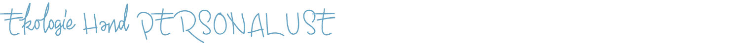 sample Ekologie Hand PERSONAL USE font