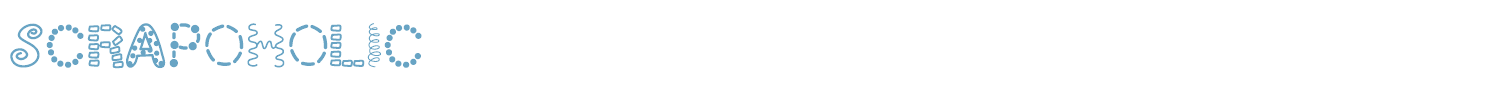 sample ScrapOHolic font