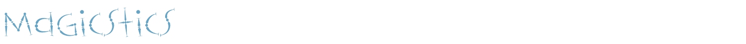 sample Magicstics font