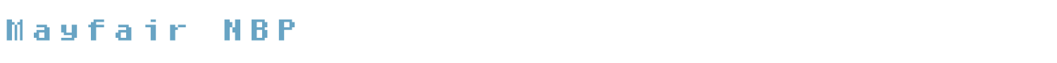 sample Mayfair NBP font